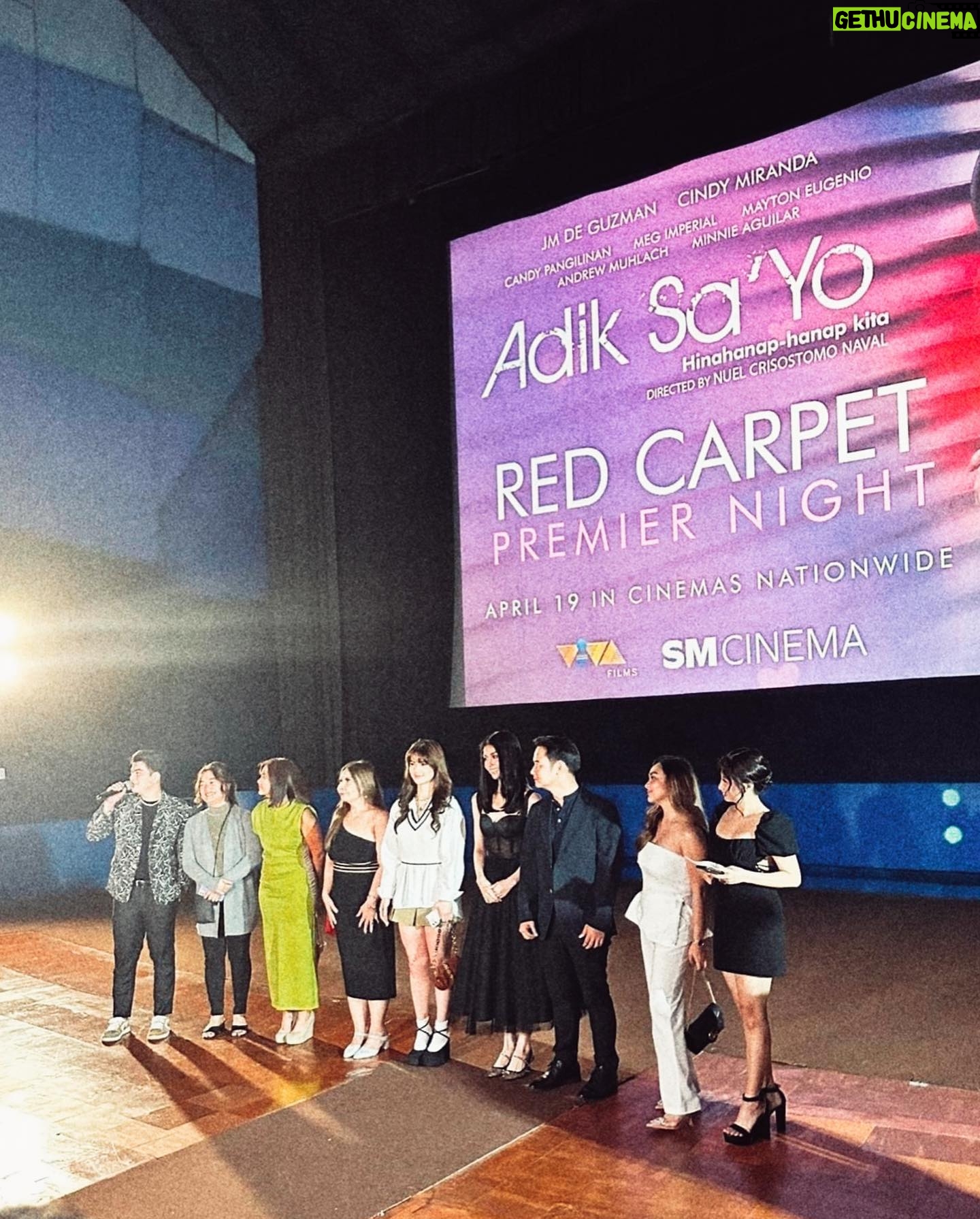 Meg Imperial Instagram - Congratulations to the whole team of #AdikSayo :) feel good & heartfelt movie πΏ galing! @directfromncn ππΌ iba talaga ang isang @1migueldeguzman π₯Ή at aliw ka @cindy π yey! Special mention din sa mga co-actors ko na nagbigay kulay at buhay pa sa film π₯ @candypangilinan @maytonbacon @andrewmuhlach @minnieaguilar ππΌ βAPRIL 19!!! SHOWING NA IN CINEMAS NATIONWIDE! #jmdeguzman #cindymiranda #megimperial #candypangilinan #andrewmuhlach #maytoneugenio #minnieaguilar