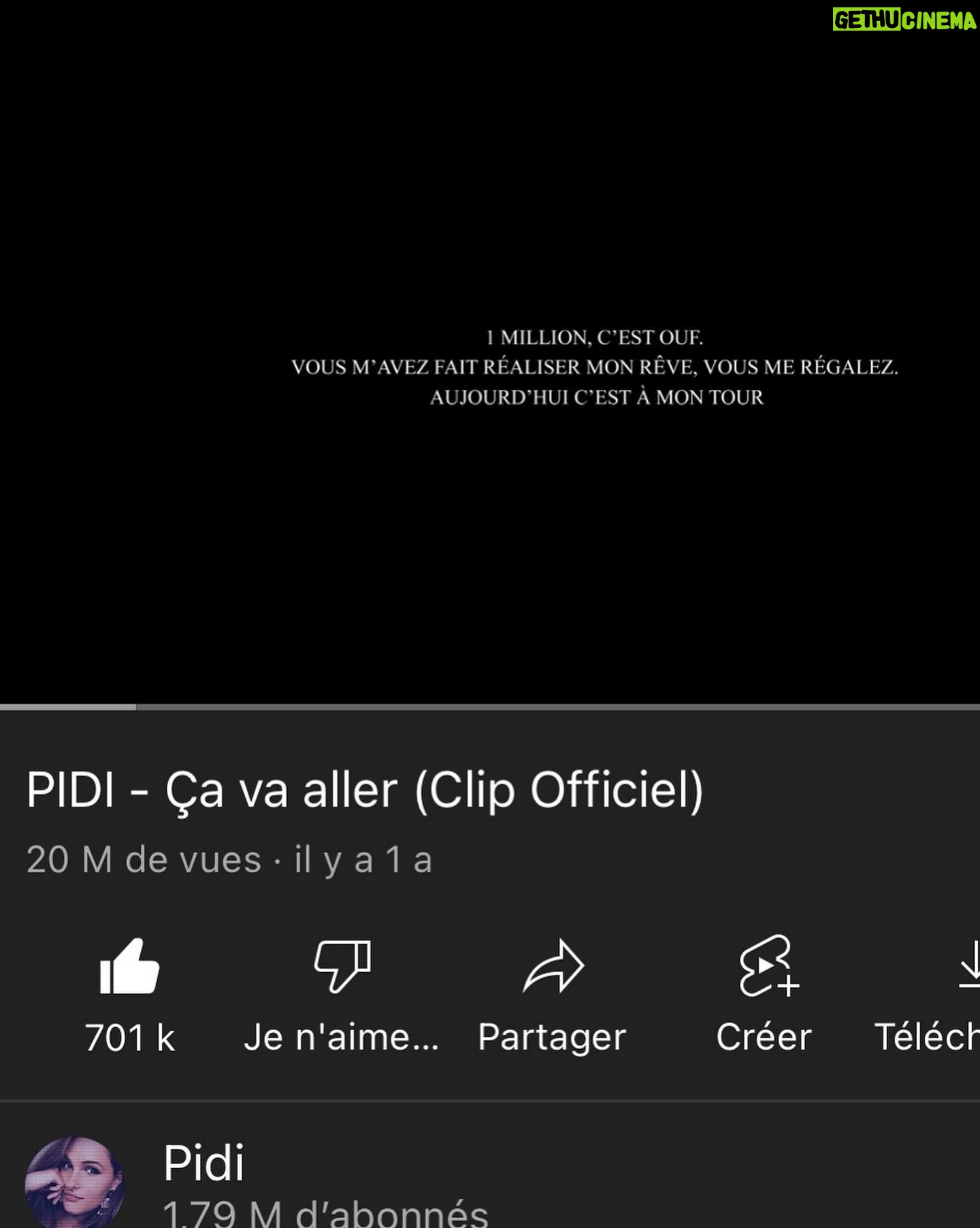 Meg Verschelle Instagram - 20 M de vues sur le clip « ça va aller » 💜 Que des souvenirs 🥺merci du fond du cœur. 🙏🏻