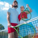 Meg Verschelle Instagram - Petit match des familles en MP 🎾☀️ 📸 : @alexandrep__