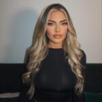 Megan Barton Hanson Instagram - Sometimes a little glam 🖤 Makeup by @juliaedwardsmakeup Hair supplied by @blendhair.uk Fitted and cut by @joel_maghair21
