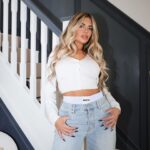 Megan Barton Hanson Instagram - the fit never fails 🤍 love this look ~ wearing all @whitefoxboutique 🫶🏻 how cute are these boxer briefs? cute on their own or double cute under jeans. Sharing more White Fox faves on my stories 👀 use my discount code MEGANXWF for 15% off sitewide 💸 {#AD} #whitefoxboutique
