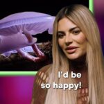 Megan Barton Hanson Instagram - @meganbartonhanson_ embraces the forestcore aesthetic, but idk if @gkbarry_ relates… Watch in full on @funnyparts YouTube! #funnyparts #comedy #hackattack #bbcstudios