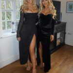 Megan Barton Hanson Instagram - Swipe for two girls off to their first school disco, our posing is giving big inbetweeners energy, too cute! Pass me a j20 🪩💃🏼 @theabibourne @juliaedwardsmakeup