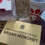 Megan Moroney Instagram - OMG I’M NOT OKAY!!!!!!! thank you @acmawards for the honor & huge thank you to my fans (y’all were insane last night)… best in the world.. so so grateful 🥰😭😇💘💓