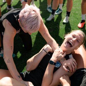 Megan Rapinoe Instagram - Pinoe’s last practice EVER #NWSLChampionship 🏆