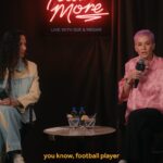Megan Rapinoe Instagram - Women’s sports are all the way up and ATM Live is BACK to celebrate this incredible moment. @mrapinoe and @sbird10 go live from Championship Weekend as they talk all things Final Four 🏀 Later sharing the stage with the iconic #BIG3 - @elleduncan, @andraya_carter, and @chiney. Head to #linkinbio to watch full show and stay tuned in to see where Sue and Megan will be popping up next 👀