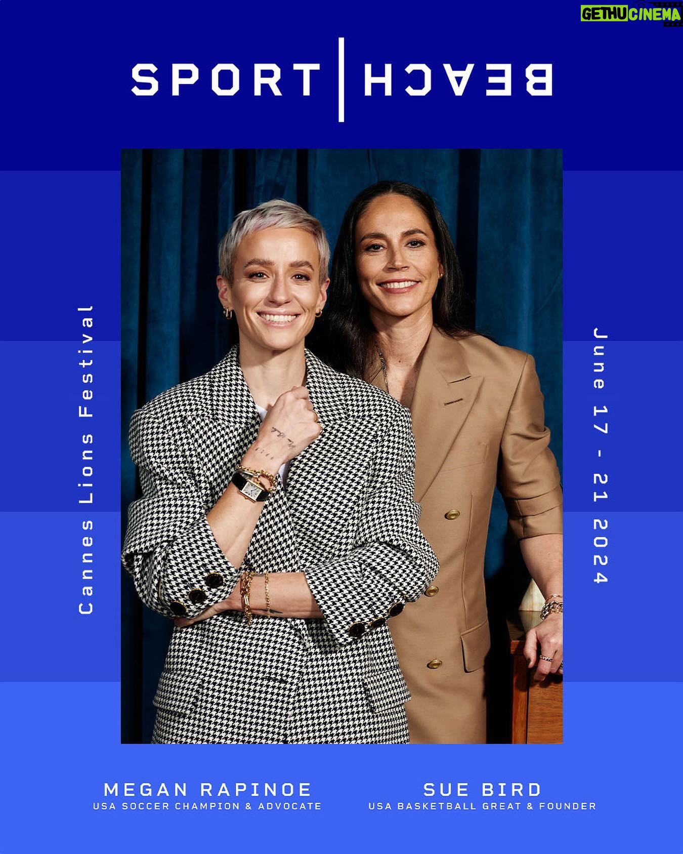 Megan Rapinoe Instagram - Excited to share that we’ll be joining Sport Beach with @stagwellglobal at this year’s Cannes Lions International Festival of Creativity. Amidst global athletes, marketers, and thought leaders, we’re diving into the conversations that shape solutions and drive the future of the sports industry. More exciting things to come! #sportbeach #canneslions