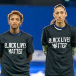 Megan Rapinoe Instagram - Just a few times @uswnt players have made spaces safer, more inclusive, more whole, entirely better, and brought out the best in people. That is the legacy of this team, past, present, and future ❤️