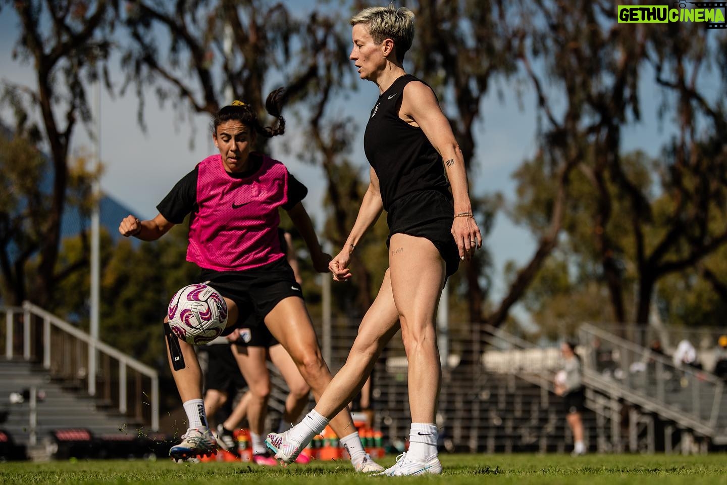 Megan Rapinoe Instagram - preseason pingsssss *do you get it*