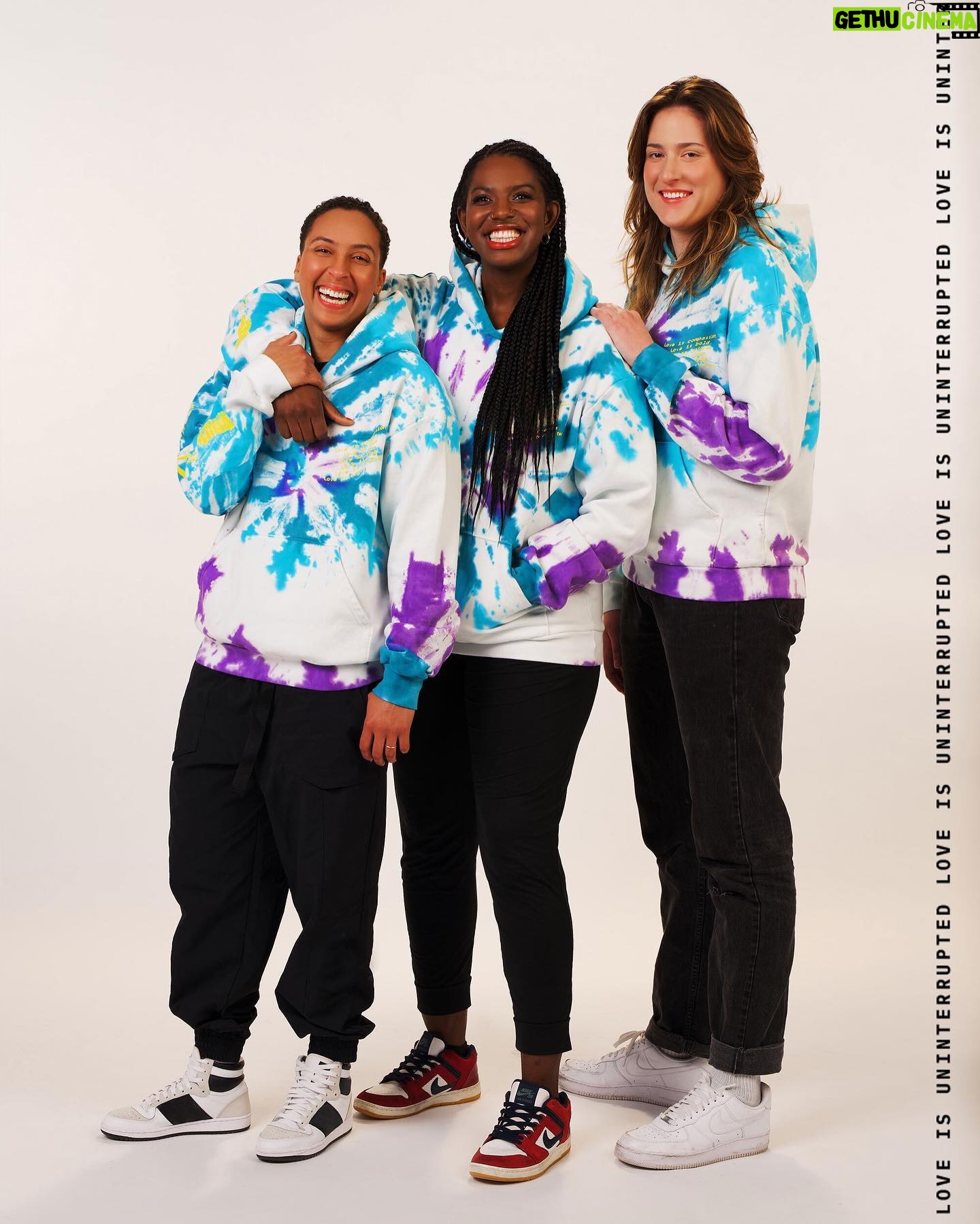Megan Rapinoe Instagram - Utah is home to this weekend’s All-Star Game—but also the home to a bill that prevents young trans athletes from playing the games they love. We proudly stand with our trans family and support ALL athletes. 🏳️⚧️ The LOVE IS: Solidarity hoodie, made with @mrapinoe & @sbird10, drops this Friday at 9 am PT on our online shop & IG Store. #LoveIsUNINTERRUPTED #DontPlayScared