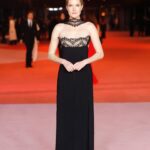 Meghann Fahy Instagram - @academymuseum gala 🖤