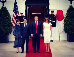 Melania Trump Instagram - I am deeply saddened to hear about the devastating news from Japan. Former PM Abe was a great leader and a true friend of the U.S. Thinking of his incredible wife, Mrs. Abe, at this difficult time.