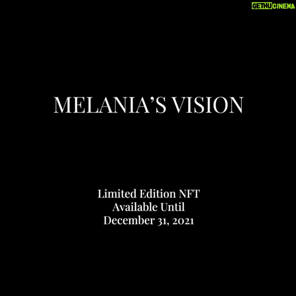 Melania Trump Instagram - MelaniaTrump.com #MelaniaNFT