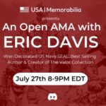 Melania Trump Instagram – Meet Navy SEAL Hero Eric Davis at 8:00 pm EDT. #USAmemorabilia