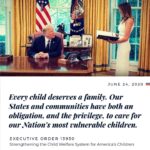 Melania Trump Instagram – #repost @a1policy ••• One year ago today, President Trump Signed the Child Welfare Executive Order. Under @melaniatrump @flotus45 leadership, this EO provided a guiding light on the importance of protecting the well-being & outcomes of children in foster care #BeBest

Americans must provide the next generation with the resources and understanding necessary for their own journey as citizens. The America First Policy Institute will research and develop policies to promote the social, emotional, and physical health of children.