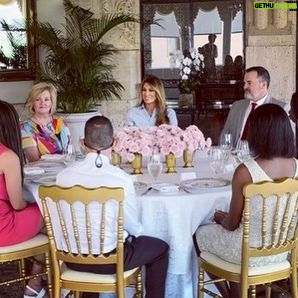 Melania Trump - 41.6K Likes - I enjoyed the open and sincere discussion I had this past weekend, over lunch, with a group of teens from the foster care community. We covered a wide range of topics, including their personal experiences, struggles, and hopes for the future. I am confident that they will persevere and realize their dreams. #BeBest #FosteringTheFuture