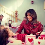 Melania Trump Instagram - On this #ValentinesDay, I think of the brave & inspirational children at @TheChildrensInn @NIH where I visited the past few years. Sending them love & strength, today & everyday. #HappyValentinesDay