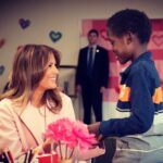 Melania Trump Instagram - On this #ValentinesDay, I think of the brave & inspirational children at @TheChildrensInn @NIH where I visited the past few years. Sending them love & strength, today & everyday. #HappyValentinesDay