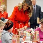 Melania Trump Instagram - On this #ValentinesDay, I think of the brave & inspirational children at @TheChildrensInn @NIH where I visited the past few years. Sending them love & strength, today & everyday. #HappyValentinesDay