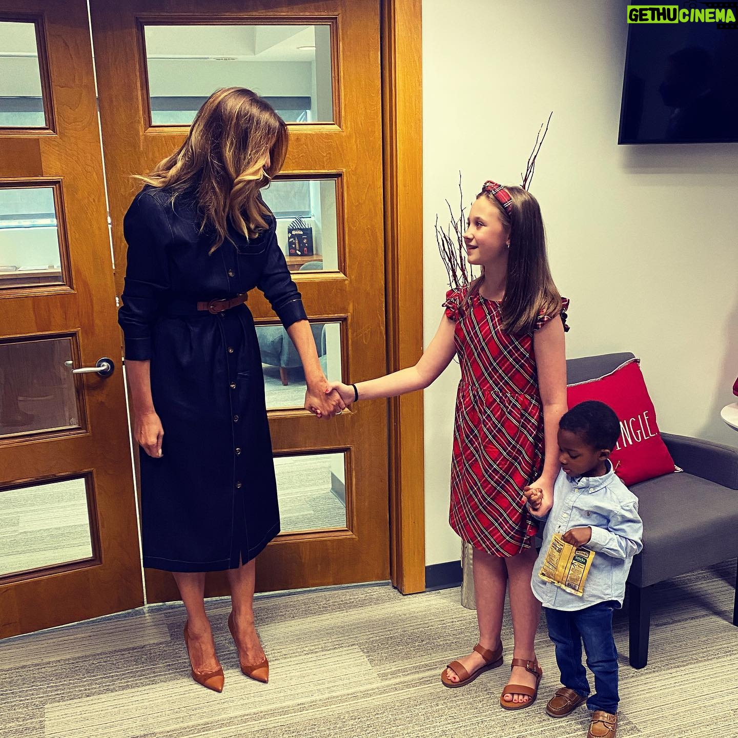 Melania Trump - 80.6K Likes - This #Thanksgiving I want to express my gratitude to the families who open their hearts & homes to foster children & to those who serve in the child welfare community. Thank you @4kids.us for working tirelessly to ensure the health & safety of these children. #BeBest