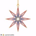 Melania Trump Instagram - #Repost @usamemorabilia with @use.repost ・・・ During this Christmas season, we send warm wishes, peace and goodwill to you, your loved ones, and your family. A Red, White and Blue Christmas collection of ornaments was proudly designed by our former First Lady Melania Trump. Available at https://usamemorabilia.com
