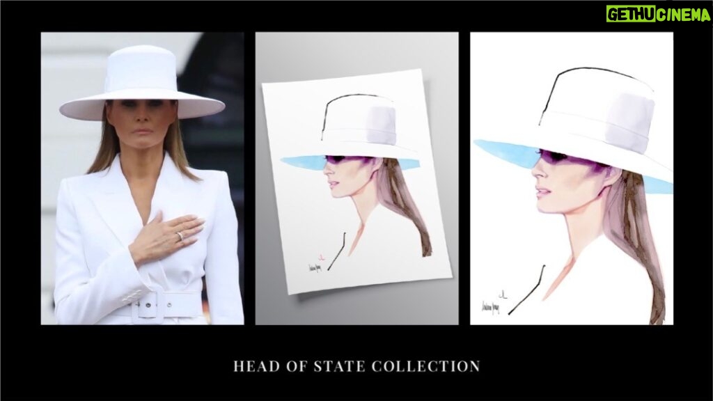 Melania Trump Instagram - Since 2018, this custom-designed hat has been symbolic of the French state visit to The White House. Now, it's time for someone new to cherish this part of history. #MelaniaNFT #FosteringTheFuture #BeBest