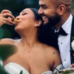 Melanie Fiona Instagram - This year, we decided to exchange vows instead of gifts. 🖤🤍 (More to come later…) In true #GeminiMoonchild fashion, we decided to celebrate our 3 year anniversary by having a last minute ceremony (the one we didn’t get to have in 2020) for our parents and closest family in our backyard. If there really is such a thing as the perfect day, THIS was it. 🥹 No more waiting for the right moment. You have to MAKE THE MOMENT, RIGHT NOW. 💫 Wishing You & Yours a Happy Holiday! With Love, The Cotters. 💝