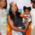 Melanie Fiona Instagram - My daughter Kaia Love doesn’t care how many championship rings you have… this girl is firm on her “NO”. 😂💪🏾🙅🏾‍♀️🙅🏾‍♀️🙅🏾‍♀️ Ngl… I admire this energy. 👌🏾 S/o to @gabunion and @dwyanewade for hosting a beautiful event alongside @babylist to celebrate their baby brand @theproudlyco 🫶🏾