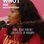 Melanie Fiona Instagram - Keep your integrity close, and the tribe around you who encourage you to see beyond your limits, closer. S/o to the ever evolving multi hyphenated renaissance woman that is @amandaseales 💜. Thanks for having me on @smalldosesshow to discuss the real stuff. #SideEffectsofIntegrity Honorable mention to @estelledarlings 💜 Oh yeah… link to the candles in the bio 👆🏾👆🏾👆🏾👌🏾
