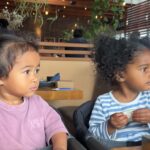 Melanie Fiona Instagram – @melaniefiona gave Tata a sister bestie in Kaia. I love their relationship it’s so innocent and pure. Earlier at lunch they ate off eachothers plates and then came back home to have a dance party. I love how close our babies are. We were pregnant together and now we get to raise these fierce fire signs together. Greatest gift ever, introduced my niece to her cousins favorite song and having a dance party ❤️