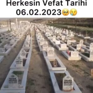 Melek Baykal Instagram - Bir Mezarlık Düşünün Herkesin Ölüm Tarihi Aynı …

/ Unutmadık - Unutmayacağız /

Vefat eden bütün vatandaşlarımıza Allah’tan rahmet, Yakınlarına başsağlığı dilerim…. 🙏

#deprem