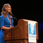 Melinda Gates Instagram - In October, I had the honor of receiving the Eisenhower Medal for Leadership and Service. It was such a privilege sharing a space with so many inspiring Eisenhower Fellows whose work is making the world better and more equal in ways that will be felt for generations. Thank you, @eisenhowerfellowships —it’s deeply humbling to receive an award from an organization I admire so much.
