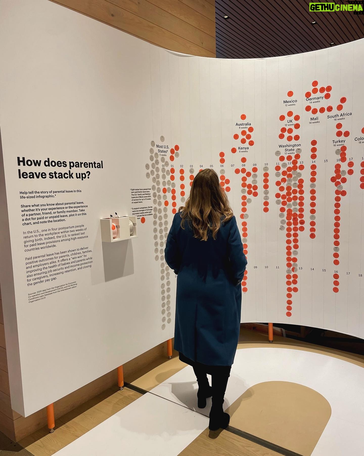 Melinda Gates Instagram - As a new grandmother and mother of three, I was really moved by the #DesigningMotherhood exhibition at @DiscoverGates. But trust me, you don’t have to be either of those to find it worth your time.   The exhibition shines a much-needed light on innovations in family planning, what it’s like to give birth, and how to save the lives of moms and their babies—and how to create more equitable experiences around the world.   But it closes on December 30th, so make sure you don't miss out!