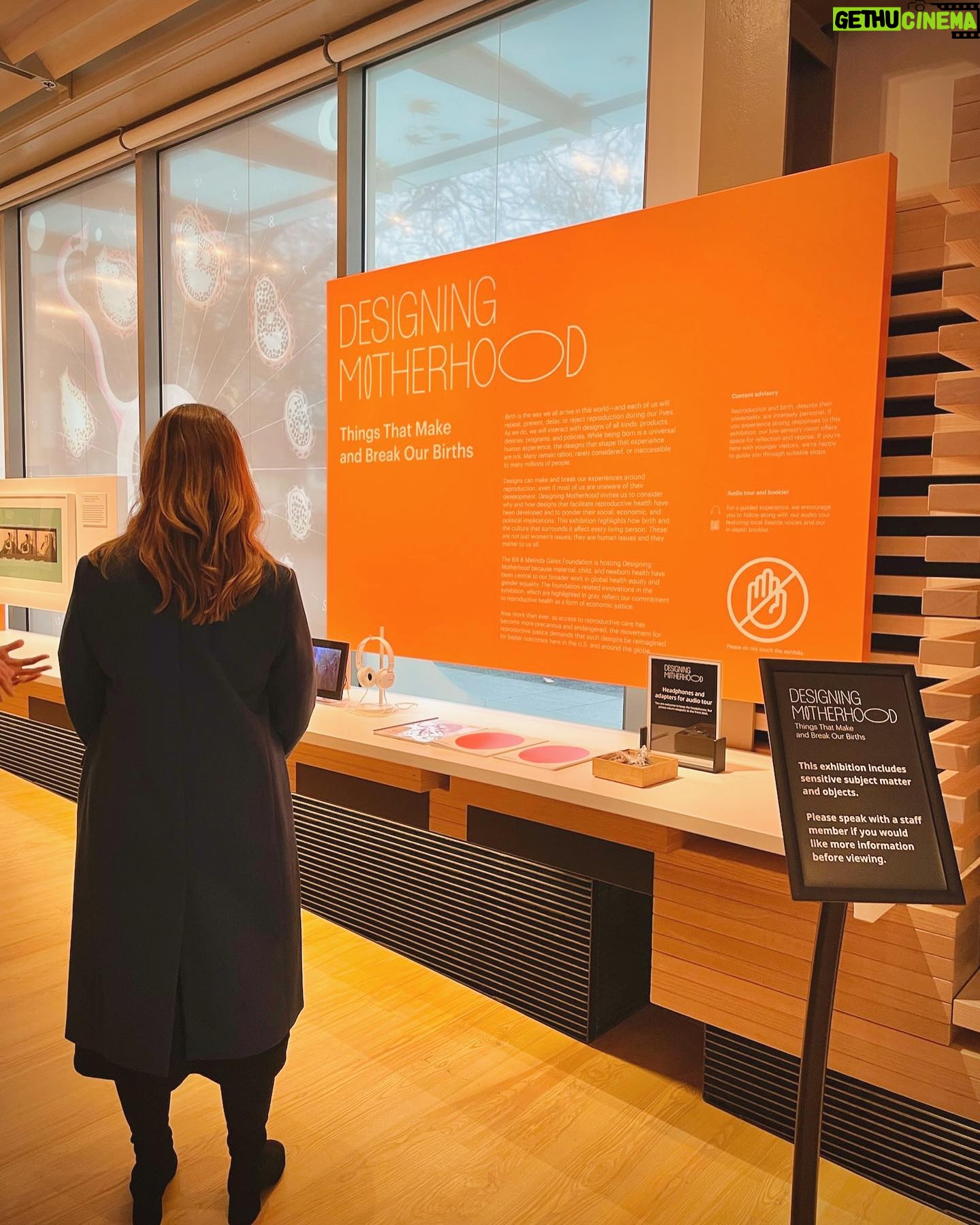 Melinda Gates Instagram - As a new grandmother and mother of three, I was really moved by the #DesigningMotherhood exhibition at @DiscoverGates. But trust me, you don’t have to be either of those to find it worth your time.   The exhibition shines a much-needed light on innovations in family planning, what it’s like to give birth, and how to save the lives of moms and their babies—and how to create more equitable experiences around the world.   But it closes on December 30th, so make sure you don't miss out!