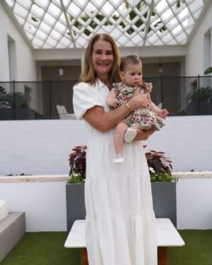 Melinda Gates Instagram - Can’t wait to celebrate one whole year of Leila this month! 🥳