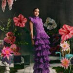 Melissa Barrera Instagram - I 💜 @rodarte Honored to be featured in this sculptural dream of a dress for their Spring/Summer 2024 portrait series. Thank you @kateandlauramulleavy you’re magic!