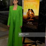 Melissa Barrera Instagram - Somebody stop me! 💚 CARMEN is in theaters today in LA & NY And the original soundtrack is out today too! So happy to share this beautiful movie with all of you! Thank you for watching and listening 🙏🏻