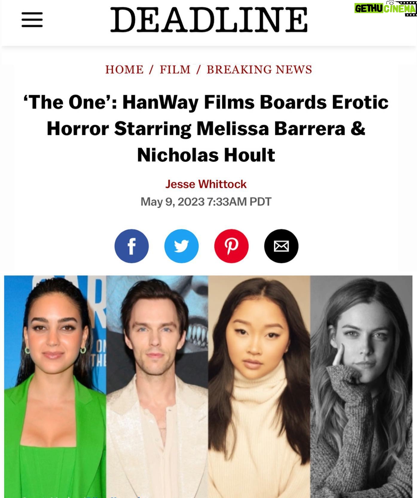 Melissa Barrera Instagram - Dream team 🖤 This is gonna be a wild one! So excited to team up with these incredible artists