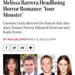Melissa Barrera Instagram – The past two weeks have been such a whirlwind that I hadn’t shared this with you 😬
This is the cool thing I was working on for the past month and a half. #YourMonster is one of the most special movies I’ve ever been a part of. I got to work with devastatingly talented people and @cglindy is a genius and I can’t believe I get to be a part of her first feature. Cannot wait to share this incredibly funny and romantic and horrific story with you 👹