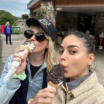 Melissa Barrera Instagram - Lately 1. Improvising, no leads no prob 2. Found Willy Wonka’s chocolate waterfall 3. Jumbo and I enjoying our last day in Ireland, for now 4. Check mate, don’t even bother 5. Old friends new friends 6. The neighBirdhood 7. Spicing up the @alishaweir123 special 8. The girls 9. A welcome visitor 10. Mood