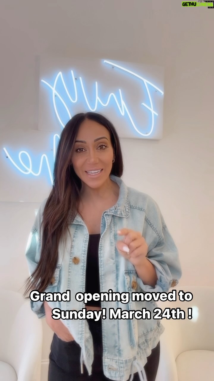 Melissa Gorga Instagram - Rain date! Grand opening of @envybymg moved to Sunday March 24th! 10:00am 389A New York Ave. Huntington, New York! See you there!! #envybymg #mothernature