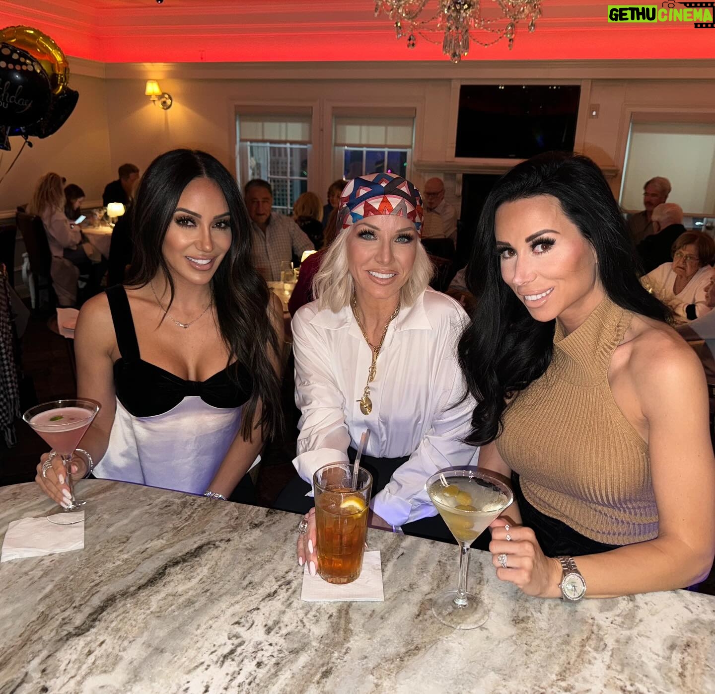 Melissa Gorga Instagram - Celebrating my peeps birthdays 💕 Of course with Cosmos🍸unsweetened iced teas 🍋 & slightly dirty martini! 🫒 @rachelfuda @therealmargaretjosephs #rhonj