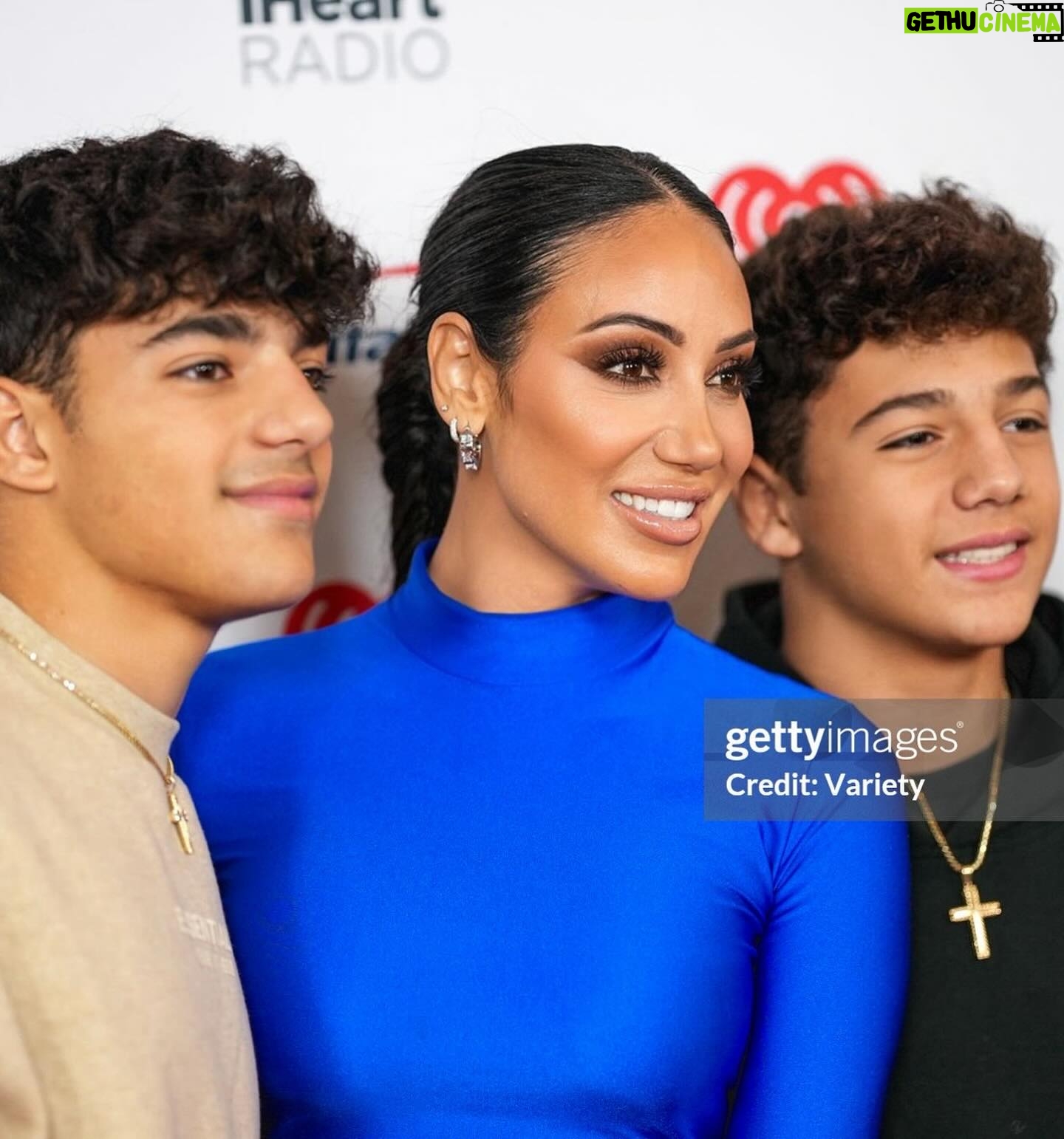 Melissa Gorga Instagram - Always take @antoniagorgaa to @iheartjingleball every year🎄 she had an exam and couldn’t come 😢But was so happy to take my boys and make memories with them❣️ Happy holidays everyone! 🎄🎄