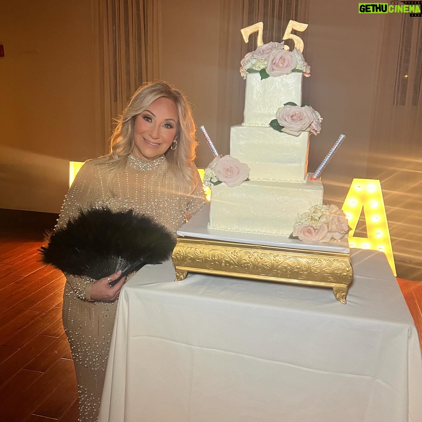 Melissa Gorga - 55.6K Likes - What a night celebrating this Queen👑 I say Queen because she brings us all together for so many years & lifts this family up! She appreciates every second of life! We should all feel & look like @donnamarco when we turn 75!!! 🙌🏼 She cried happy tears all night🥹❣️ Thank you @perfectaffaireventdesign !! The room looked beyond gorgeous🫶🏼