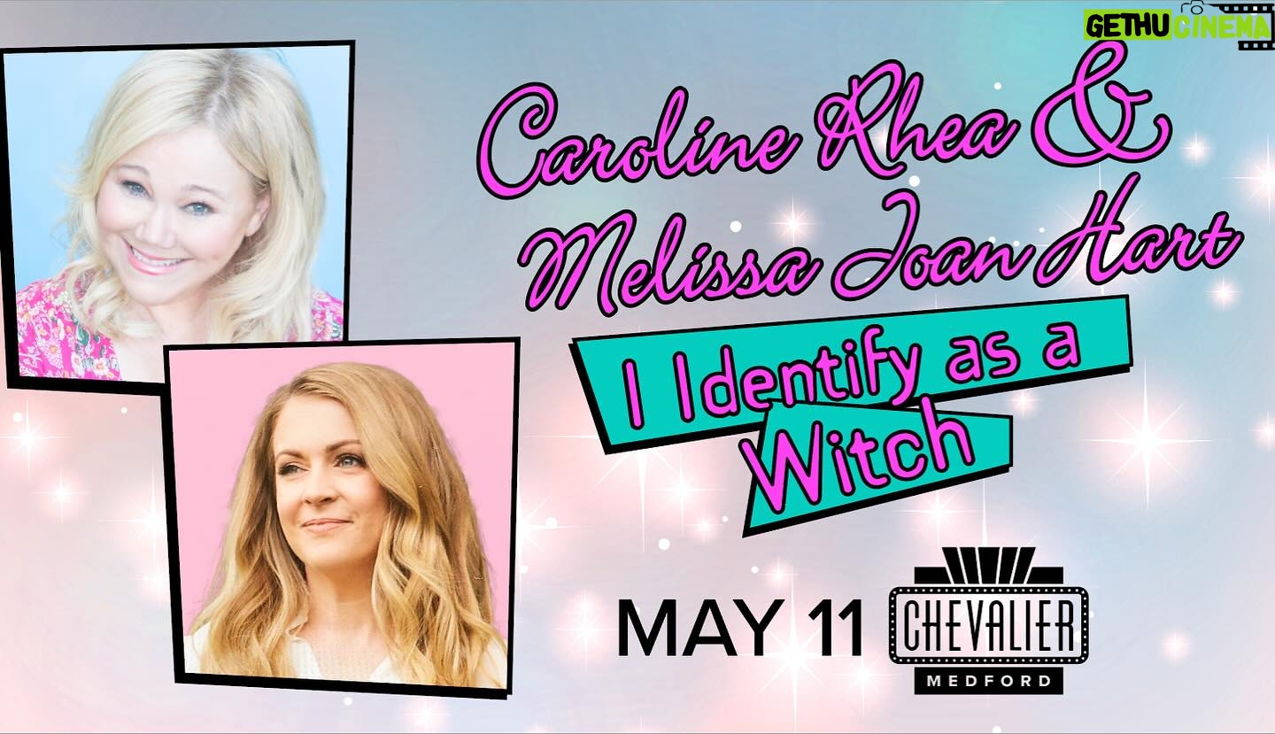 Melissa Joan Hart Instagram - Hey Boston area.... come out for the #IIdentifyAsAWitch comedy show May 11th and see if I can make you laugh (we know @carolinerhea4real can even if I can't) Tickets are in my link!!! #WitchesBeCrazy