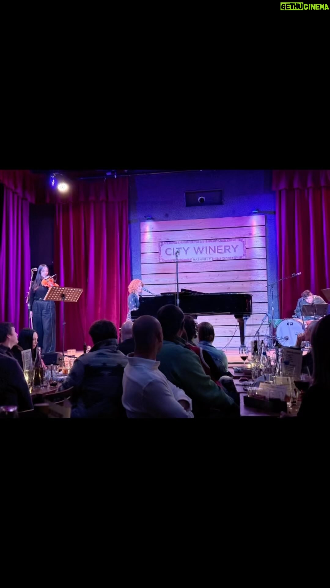 Melissa Joan Hart Instagram - This fun crew braved the icy roads to @citywinerynsh last night to support our girl @aliciawitty and witness her incredible talents! Check out my favorite song #SomeonetoWriteMeASong on @spotify.