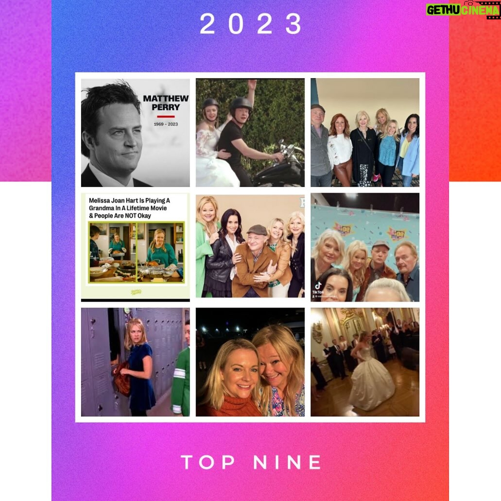 Melissa Joan Hart Instagram - Looks like you still love #SabrinatheTeenageWitch content and reunions, my relationship with my hubby and getting pissed about me playing a grandma because it makes us all feel old! Lots of love to you all for 2024!