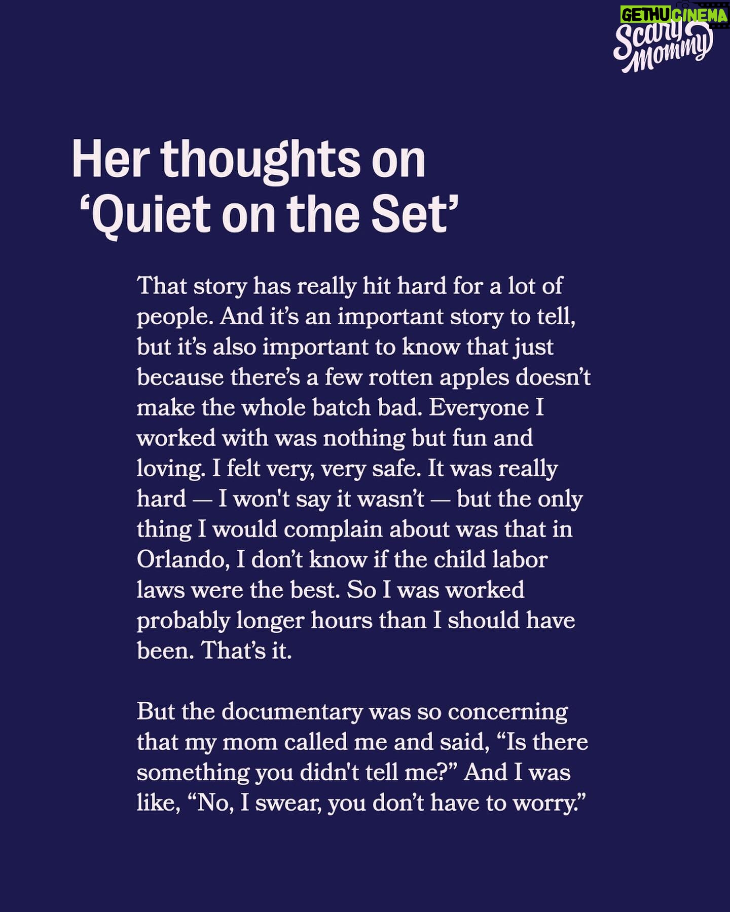 Melissa Joan Hart Instagram - Melissa Joan Hart wants to talk to you about having teens, child acting, Nashville, and the complexities of gun control — and she has something to say about the new ‘Quiet on Set’ documentary, too. This week she sat down with Scary Mommy and was super-real about everything from parenting to politics. The actor, director, and host of the What Women Binge podcast, 47, is the mom of three boys — Mason, 16-year-old Braydon, and 11-year-old Tucker — with her husband, rock musician Mark Wilkerson. And she has thoughts on everything from when to get them a phone to how to embarrass them in public. Link in bio for the full interview! Writer: @ameliaearoundtheworld Photographer: @cedrickphoto Set Designer: @lisaallyneasterling Hair and Makeup: @makeupneil Talent Bookings: @specialprojectsmedia