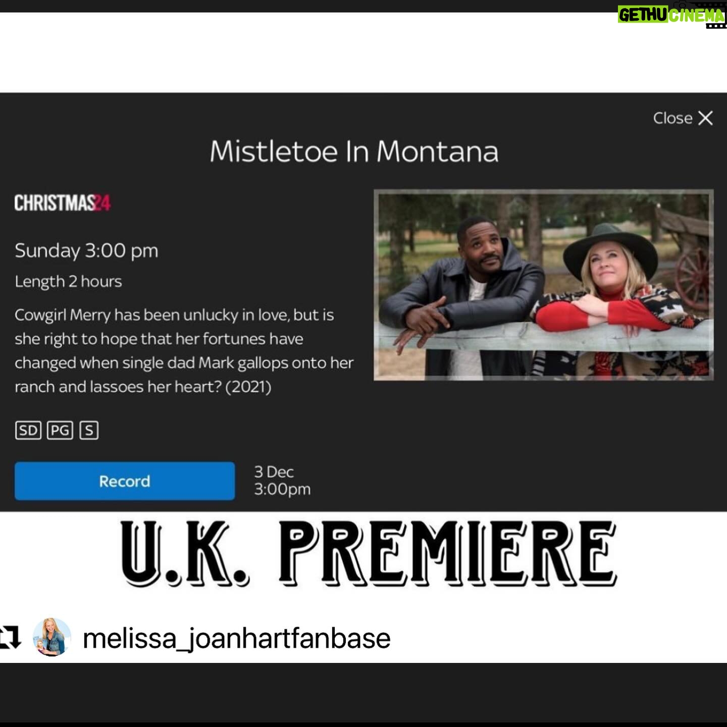 Melissa Joan Hart Instagram - Can we all thank @melissa_joanhartfanbase for letting us know the international info for some of my Christmas movies again?