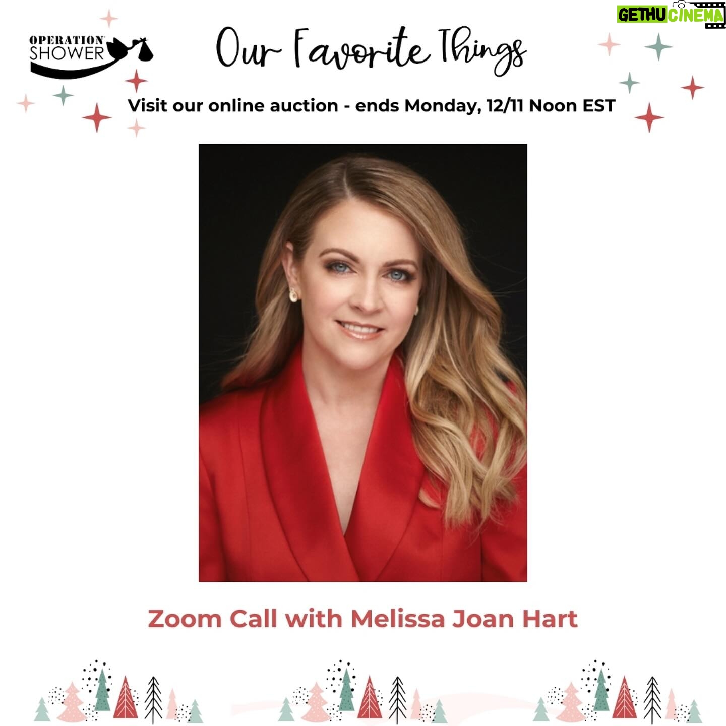 Melissa Joan Hart Instagram - Win a zoom call with me to support @operationshower who give military wives fabulous baby showers full of love and gifts! Link in the bio at @operationshower